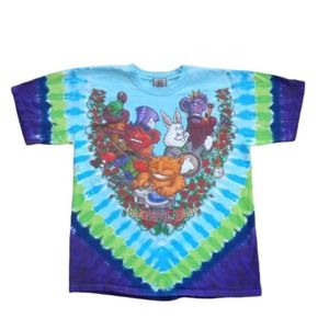 Vintage Grateful Dead Tie Dye Concert T-Shirt